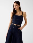 GUESS Denim top Zelda | Cropped Fit