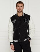GUESS Geacă bomber VERSITY | Regular Fit cu adaos de piele