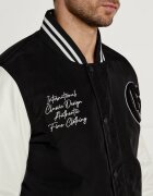 GUESS Geacă bomber VERSITY | Regular Fit cu adaos de piele