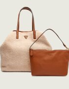 GUESS Geantă shopper 2 în 1 VICTTORIA | shearling