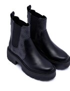 GUESS Ghete chelsea cu adaos de piele
