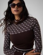 GUESS Guler înalt Aubrey | Slim Fit cu adaos de lână