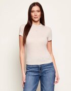 GUESS Guler înalt TINA | Slim Fit | cu adaos de mătase și lână