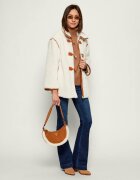 GUESS Hobo Amita |shearling | piele întoarsă
