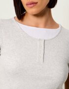 GUESS JEANS Bluză Henley | Slim Fit