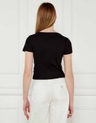 GUESS JEANS Bluză SNAP EMBRO | Cropped Fit