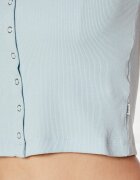 GUESS JEANS Bluză SNAP EMBRO | Cropped Fit