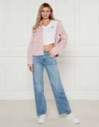 GUESS JEANS Bluză SNAP EMBRO | Cropped Fit