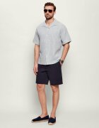 GUESS JEANS Cămașă CAMP | Loose fit | cu adaos de in