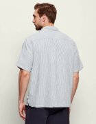 GUESS JEANS Cămașă CAMP | Loose fit | cu adaos de in