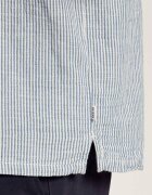GUESS JEANS Cămașă CAMP | Loose fit | cu adaos de in