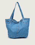 GUESS JEANS De blugi geantă shopper | x The Rolling Stones