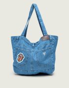 GUESS JEANS De blugi geantă shopper | x The Rolling Stones