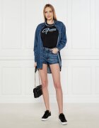 GUESS JEANS De blugi pantaloni scurți | Regular Fit | cu adaos de in