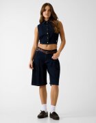 GUESS JEANS De blugi vestă | Cropped Fit