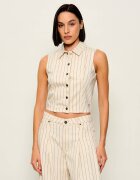 GUESS JEANS De blugi vestă | Cropped Fit
