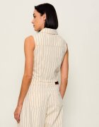 GUESS JEANS De blugi vestă | Cropped Fit