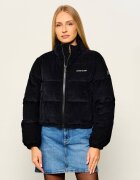 GUESS JEANS Geacă | Cropped Fit | catifea reiată