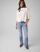 GUESS JEANS Guler înalt | Loose fit cu adaos de lână