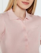 GUESS JEANS Polo CARDI | Cropped Fit cu adaos de mătase