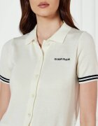 GUESS JEANS Polo CARDI | Cropped Fit cu adaos de mătase
