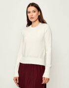 GUESS JEANS Pulover | regular fit cu adaos de mătase