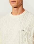 GUESS JEANS Pulover | Relaxed fit cu adaos de lână