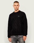 GUESS JEANS Pulover | Relaxed fit cu adaos de lână