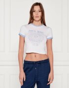 GUESS JEANS Tricou BABY RACKET | Cropped Fit