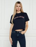 GUESS JEANS Tricou COLLEGIATE | Cropped Fit