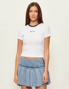 GUESS JEANS Tricou EMBRO RINGER | Slim Fit