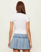 GUESS JEANS Tricou EMBRO RINGER | Slim Fit