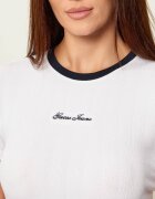 GUESS JEANS Tricou EMBRO RINGER | Slim Fit