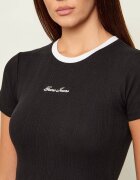 GUESS JEANS Tricou EMBRO RINGER | Slim Fit