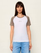 GUESS JEANS Tricou Raglan | Slim Fit