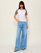 GUESS JEANS Tricou Raglan | Slim Fit