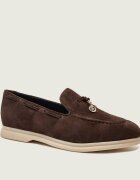 GUESS Pantofi loafer Aryanai | piele întoarsă