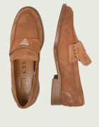 GUESS Pantofi loafer Beliso | piele întoarsă