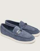 GUESS Pantofi loafer HEAWS | piele întoarsă