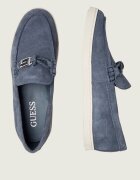 GUESS Pantofi loafer HEAWS | piele întoarsă