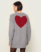 GUESS Pulover Anita Heart | Relaxed fit cu adaos de lână