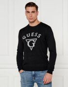 GUESS Pulover EDGAR | Regular Fit cu adaos de mătase