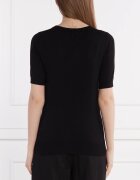 GUESS Pulover KAYLA LOGO RN SS SWTR | Slim Fit
