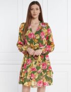 GUESS Rochie cu cordon cu adaos de mătase