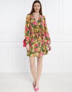 GUESS Rochie cu cordon cu adaos de mătase