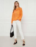 GUESS Sandale cu toc gros Grato cu adaos de piele