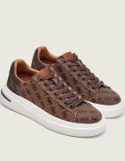 GUESS Sneakers ELBA | piele întoarsă