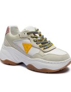 GUESS Sneakers Happy | piele întoarsă