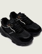 GUESS Sneakers Micola | piele întoarsă cu adaos de piele