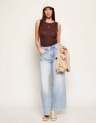 GUESS Top TINA | Slim Fit | cu adaos de mătase și lână